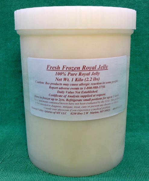 Pure Royal Jelly from Rocky Mountan Royal Jelly and Honey